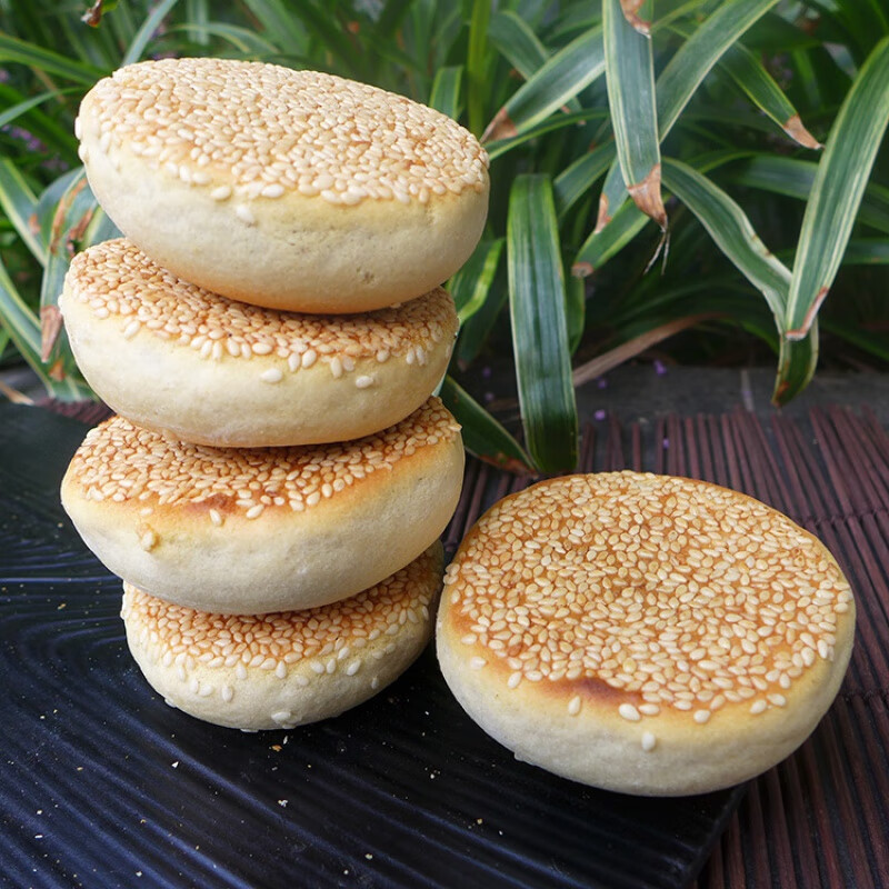 clcey衢州特产仲胡杜泽空心饼 桂花空心饼 糕点碳烤10个 仲胡1筒