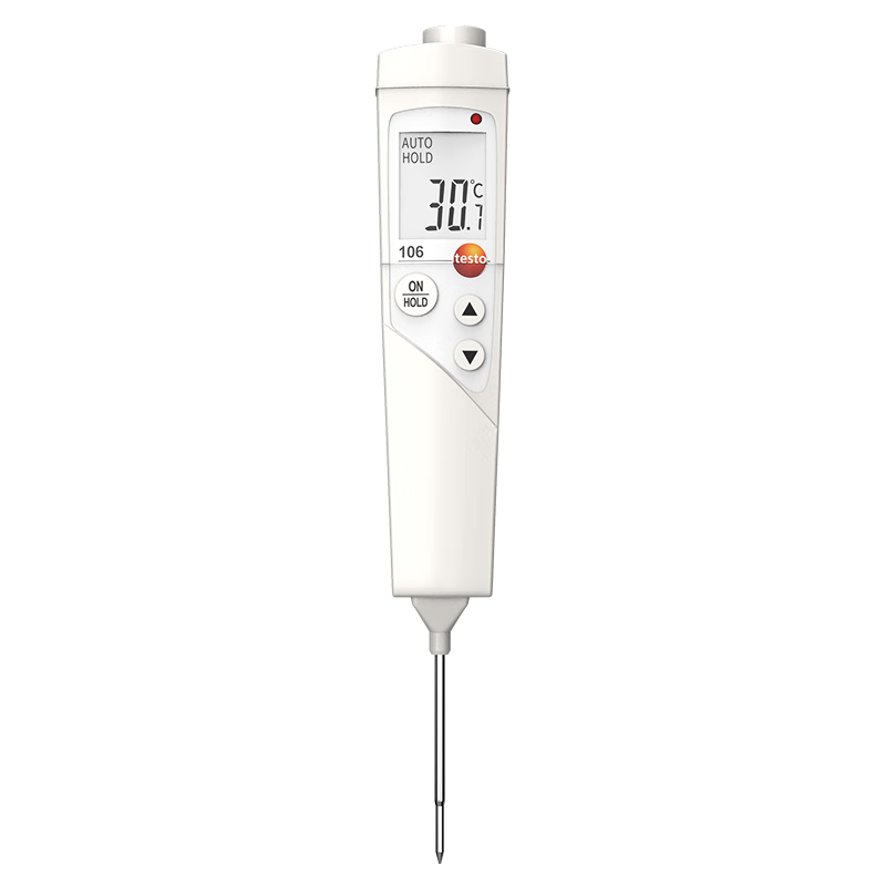 德圖（testo）可折疊食品溫度計防水插入式接觸式紅外線溫度測量測溫儀TESTO106