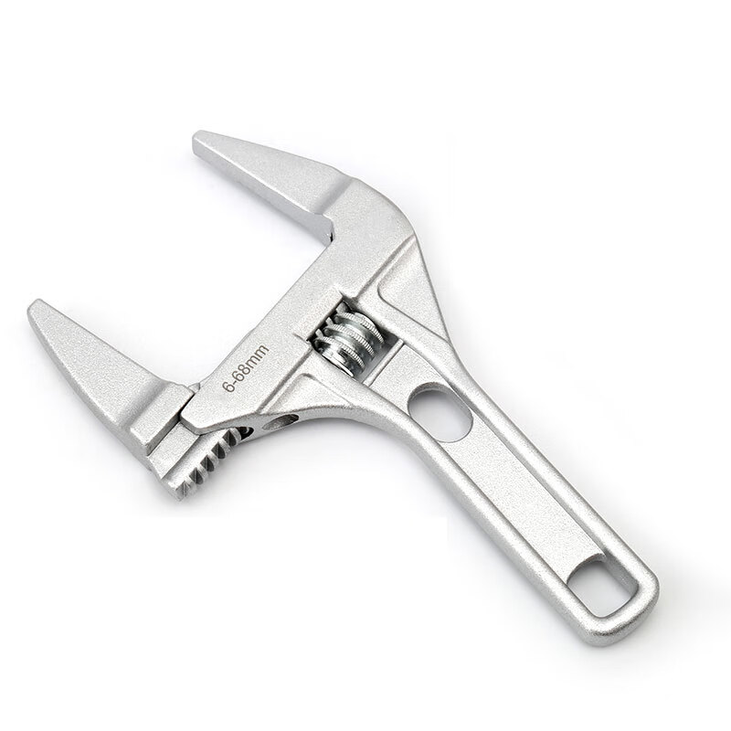 安诺威 卫浴扳手工具多功能短柄大开口器维修板子 下水器管道空调活口扳手 A-0701