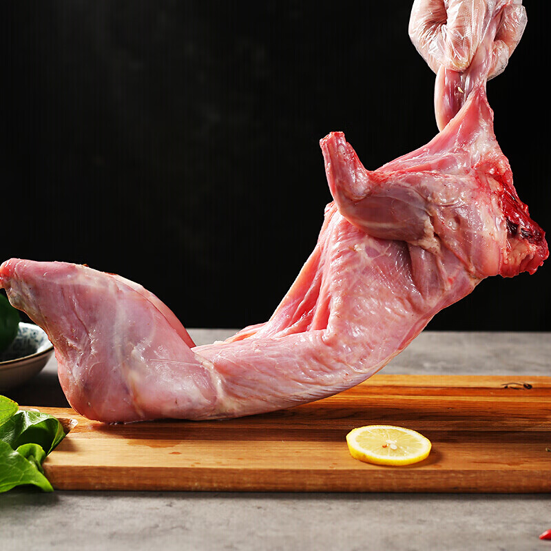 棠鲜生兔子肉新鲜兔子肉新鲜现杀整只去头兔子肉 1000g