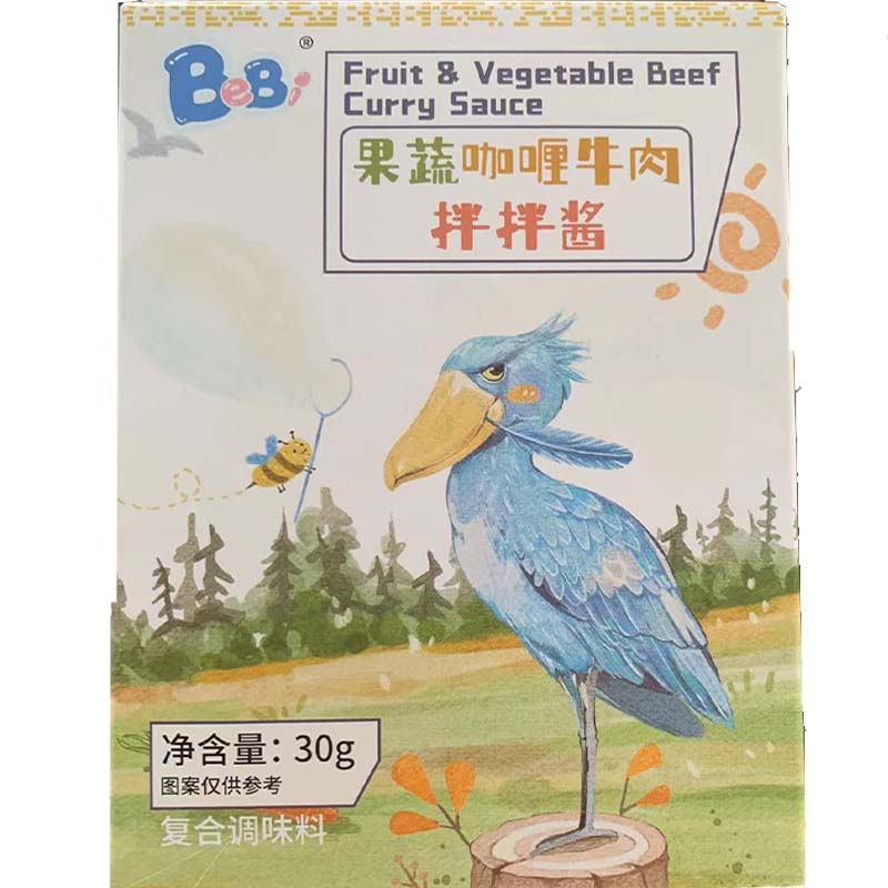 BeBi果蔬咖喱牛肉拌拌酱儿童宝宝辅食调味料尝鲜装30g怎么看?