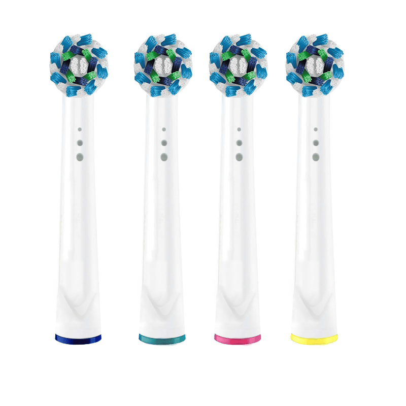 ���������䲩��ŷ��B/OralB�綯��ˢͷD12/D16/D100/P2000/P4000/3709�滻ͷ EB50��Ƕ������4֧��ɫ