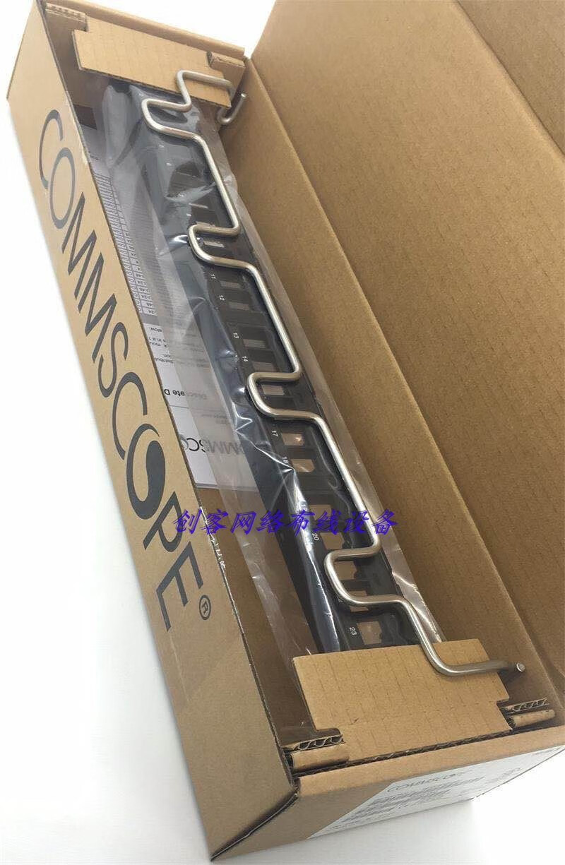 通用件康普amp安普24口六类配线架 含模块 带理线环 100%过测试