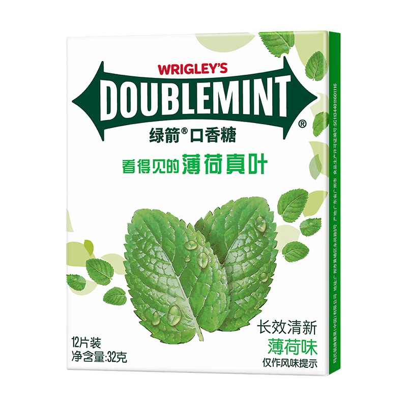 ���׹�������ȯ������PLUS:�̼�(DOUBLEMINT) ��������Ҷ����ζ 12Ƭ32g/�� 