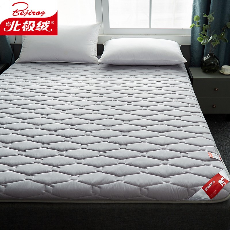 北极绒舒适透气床垫 四季保护垫床褥子可折叠床垫子垫被 灰色 150*200cm高性价比高么？