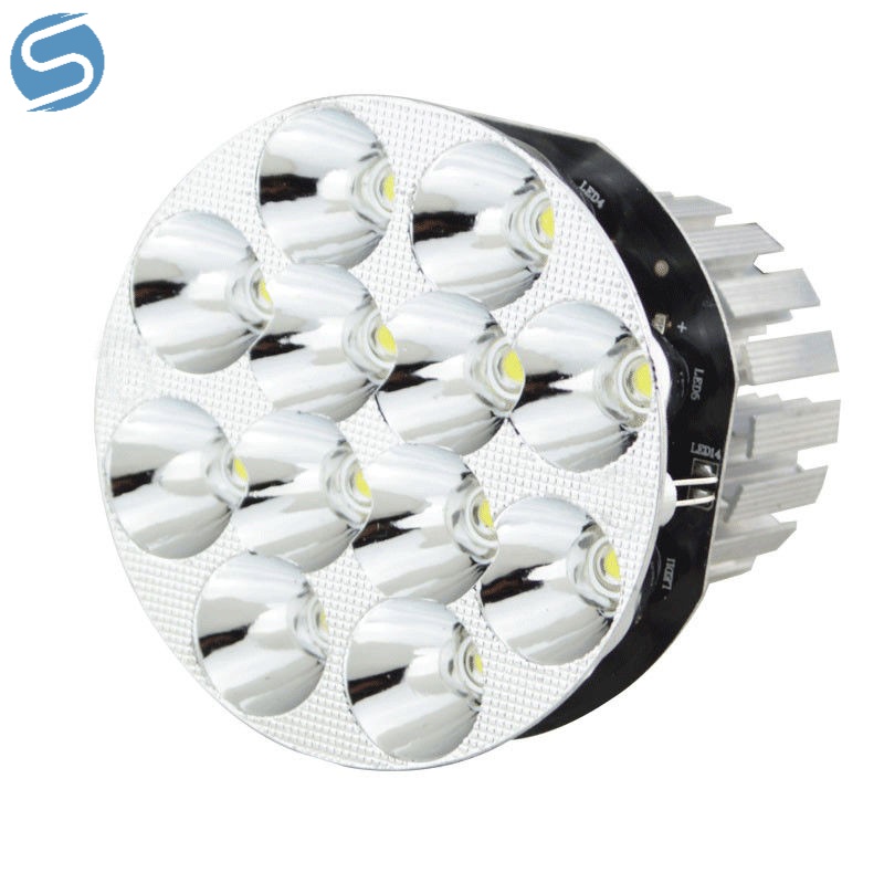 遥绾惜电动车大灯摩托车led大灯12V48V改装灯泡60V远近光踏板车内置灯 新款40W内置超亮远近光