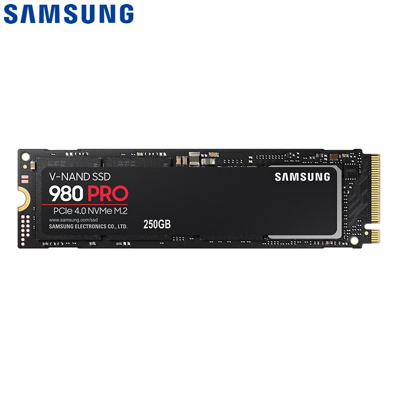 三星（SAMSUNG）250GB SSD固态硬盘 M.2接口(NVMe协议PCIe 4.0 x4) 980 PRO （MZ-V8P250BW）