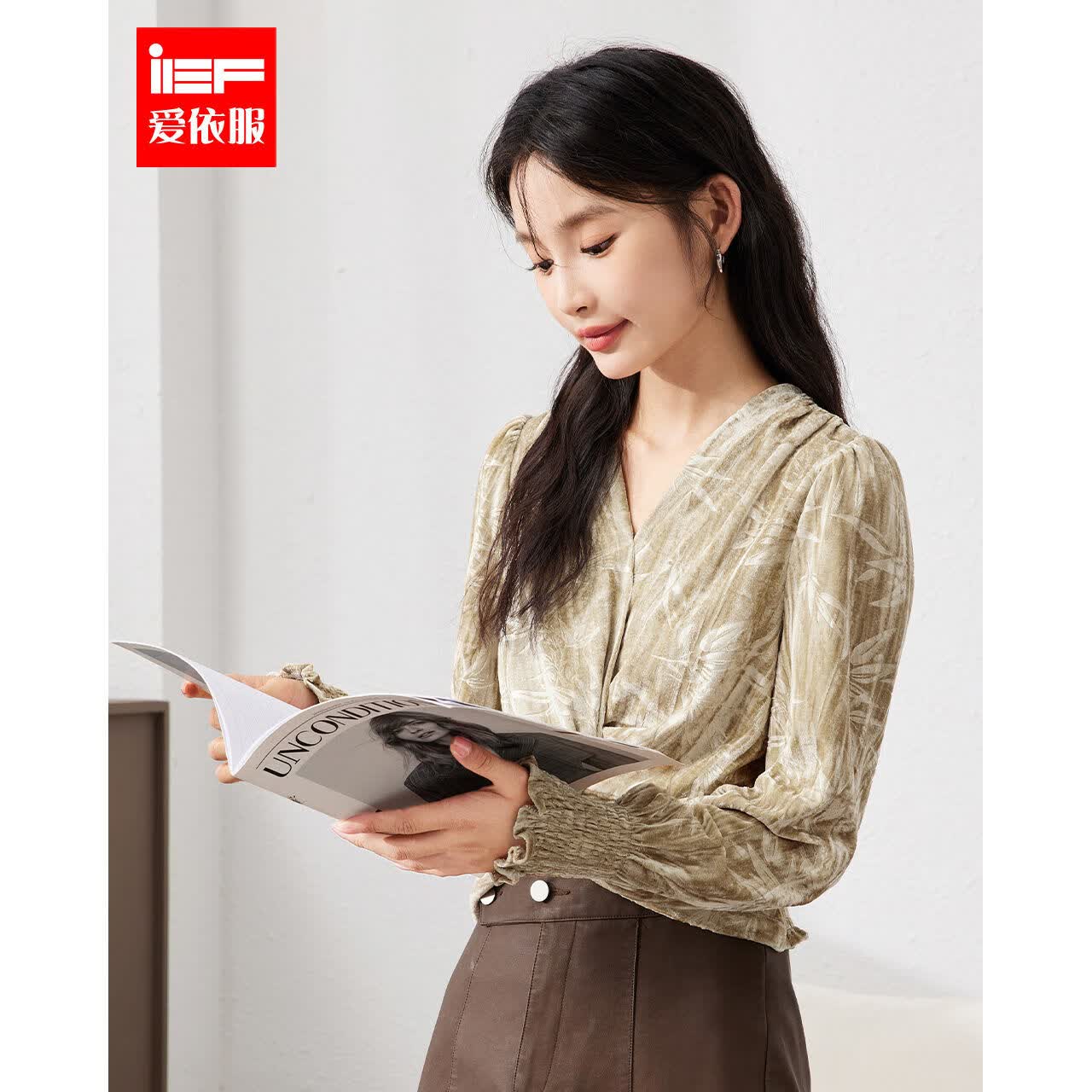 IEF/爱依服天鹅绒上衣4830A-B0294- 卡其 M怎么样,好用不?