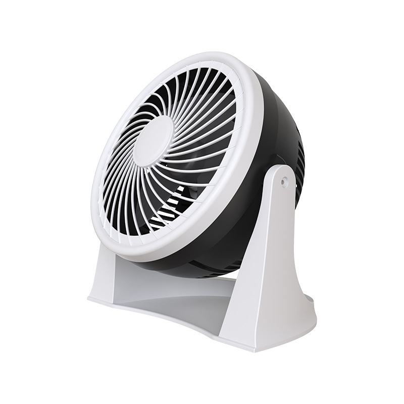 2022新款旋转式空气循环扇房间家用对流扇便携式电风扇空调扇黑桃A 飓风循环扇