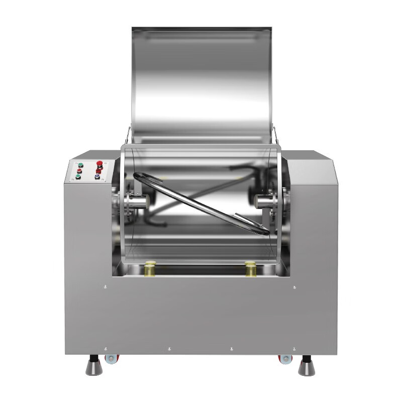 青鲨大型商业和面机100公斤全自动揉面搅面机不锈钢馒头包子青鲨饺子