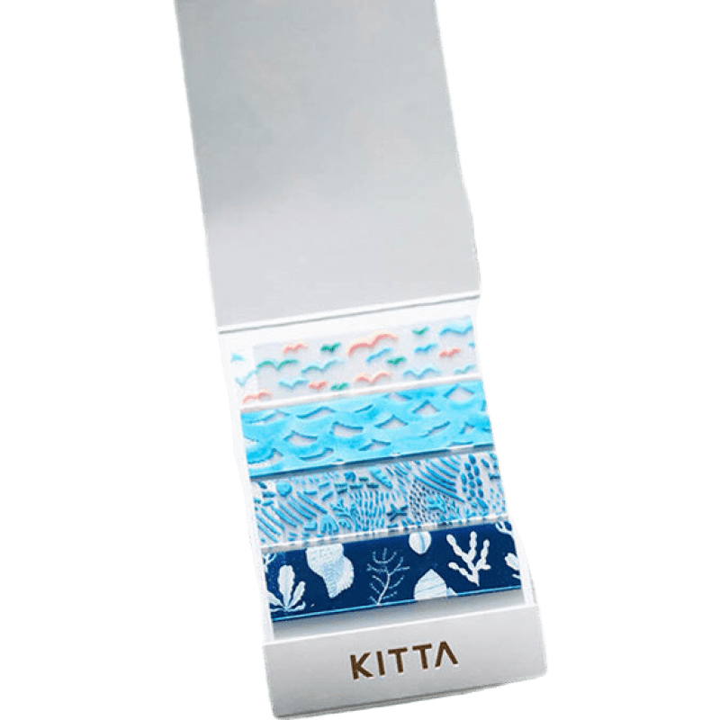 錦宮（KINGJIM）手帳膠帶天鵝湖便攜kitta和紙膠帶分裝小圖案人物少女可愛貼紙日系文具 贈(zèng)品1個(gè) 款式顏色隨機(jī)發(fā)貨