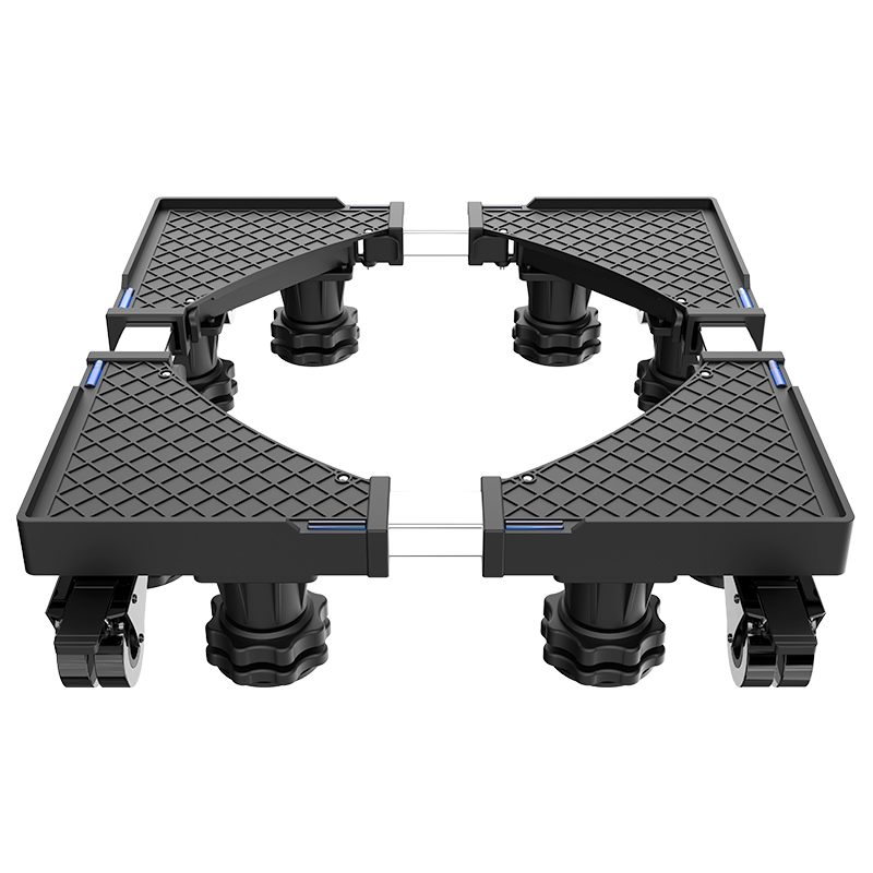 贝石 洗衣机移动底座冰箱底座 防滑减震 滚筒波轮通用 冰箱加厚支架 海尔美的小米西门子通用 4轮8脚