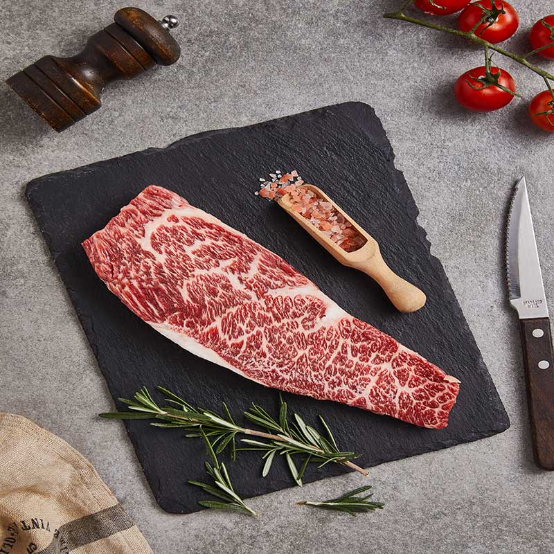 牛大牛二 澳洲进口牛原切眼肉牛排套餐m5上脑边牛排500g4-6片