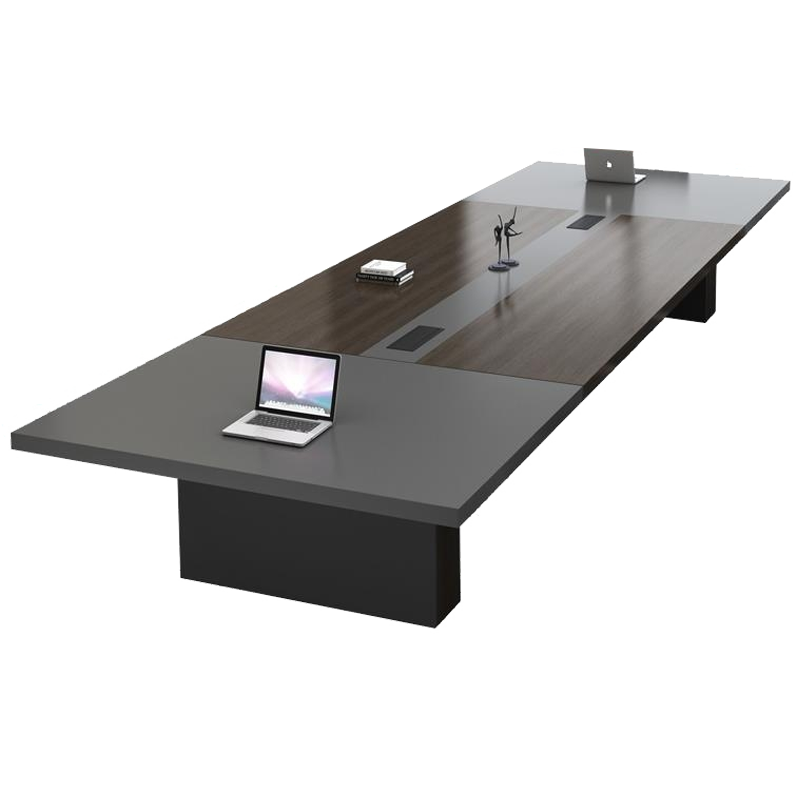 龙案 会议桌长桌简约现代 洽谈培训桌谈判板式办公家具 会议室桌椅组合 2米*1米(会议桌)