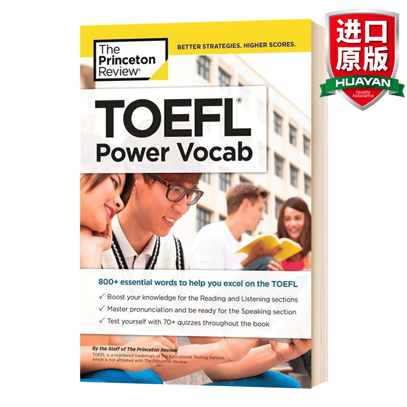 英文原版 普林斯顿托福词汇 TOEFL Power Vocab Princeton Review 英