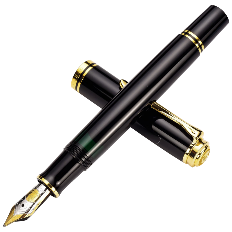 Pelikan 百利金 钢笔 M800 黑色 F尖 单支装