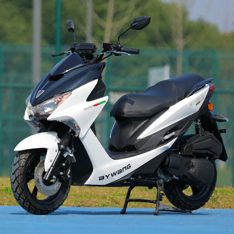 runtema新款狮吼150cc大踏板摩托车整车燃油宏图二代可上牌国四电喷