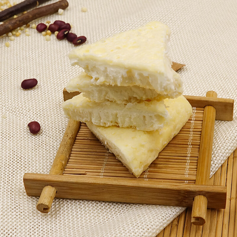 虎钢馋奶皮子内蒙古特产鲜奶皮卷手工干奶油无糖精纯奶酪牧民自制奶