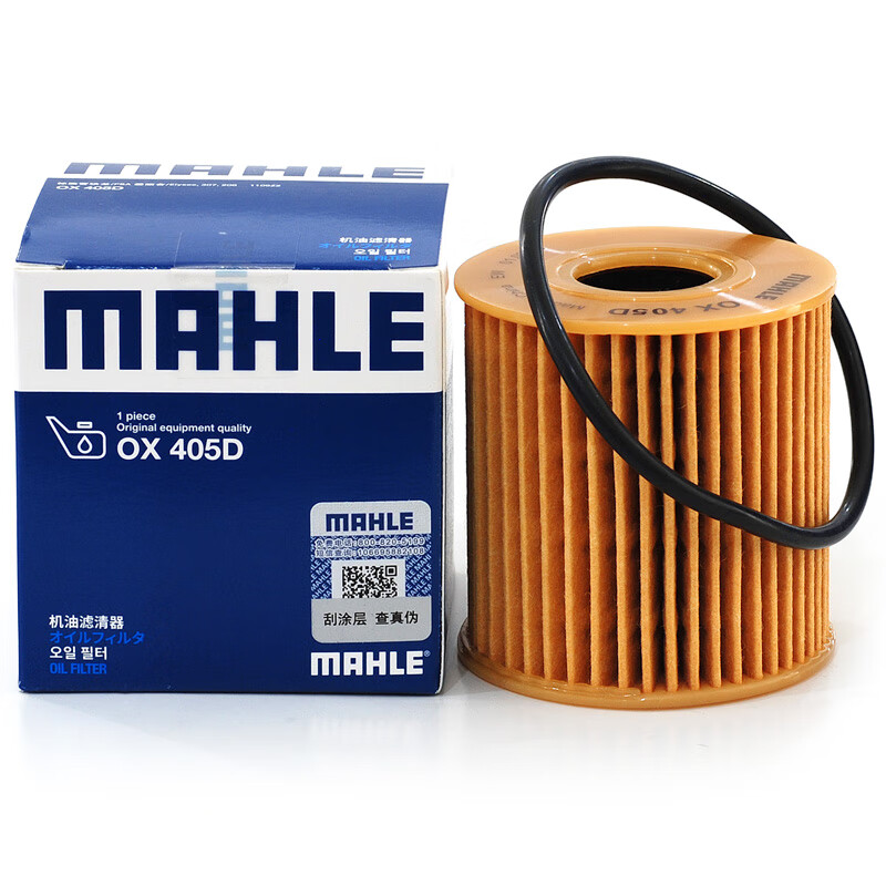 马勒(MAHLE)机油滤芯/滤清器/格OX405D(标致206/207/301/3008/307/308/408/508/C3XR/世嘉/C5/C4L/爱丽舍1.6)