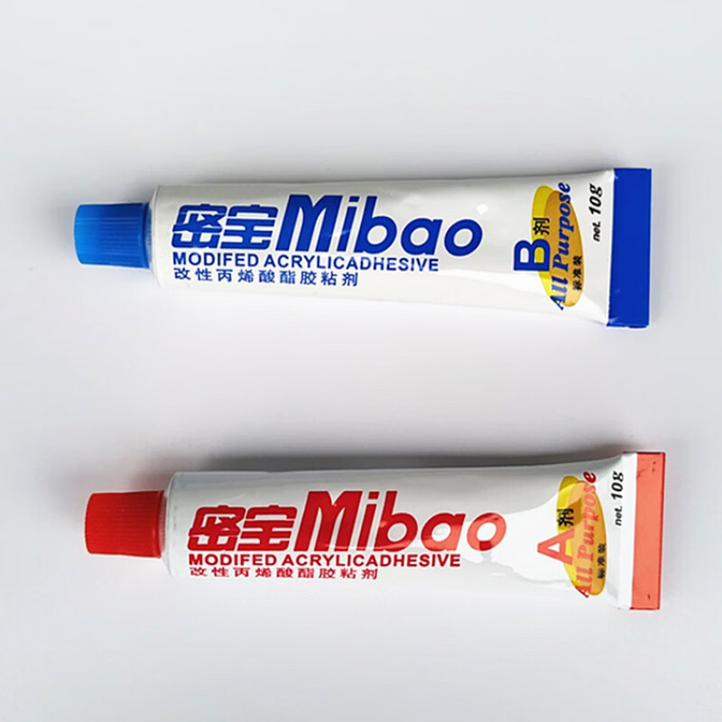 适用密宝五分钟修复ab胶水 金属塑料粘接胶ab胶 改性丙烯酸脂胶粘剂