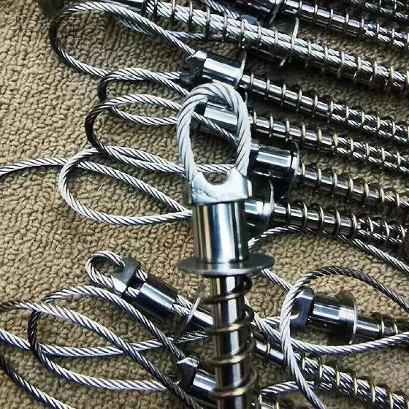 拉力全套单向琐双定制三节双丝整套弹簧套弹簧钢丝套弹簧套三节套2 2