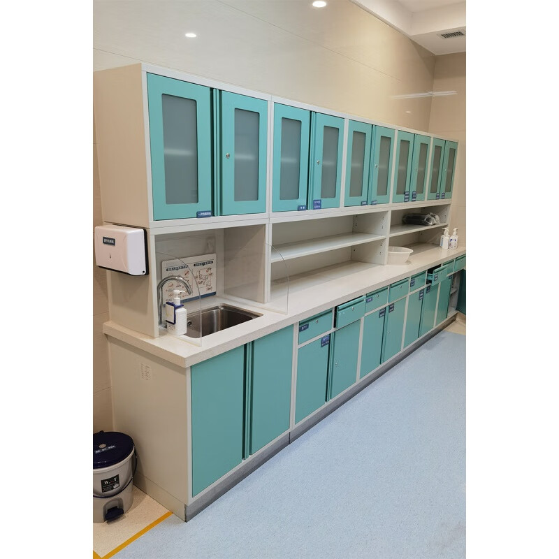 医院室处置室配药室护士站柜操作台深度定制整套解决方案 定制预售