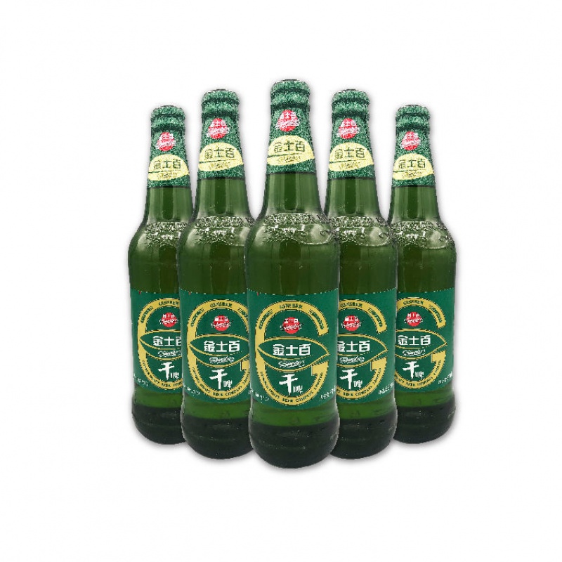 金士百啤酒 金士百干啤570ml*8瓶四平特产金大懵大绿棒子 570*8瓶-一