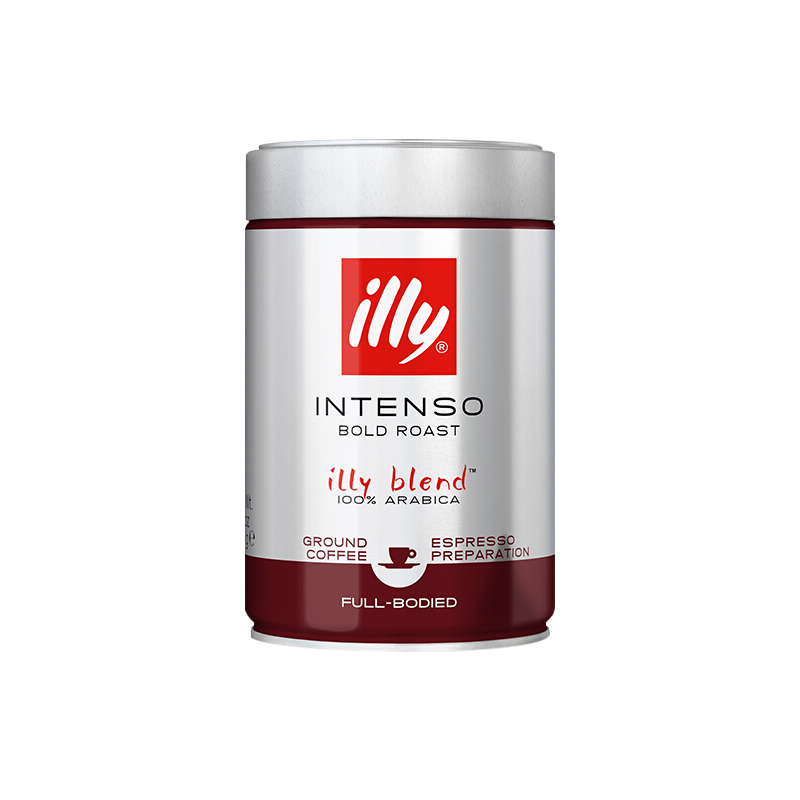 意大利原装进口 illy意利咖啡粉 意式浓缩 深度烘培 250g/罐