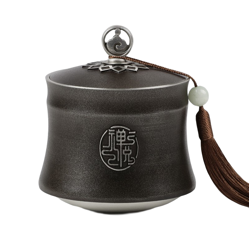 京峰閣 錫罐純錫茶葉罐醒茶錫器 密封茶具儲(chǔ)茶罐商務(wù)禮品榮休教師節(jié)禮物 禪悅