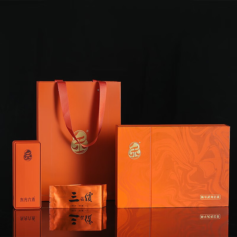 东方六禾 陈年岩茶大红袍 原产地 3小盒6泡(外盒为赠品) 时光系列 三