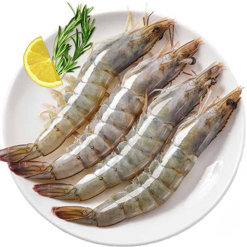 京鲜港 厄瓜多尔白虾1.5kg/盒 大号30-40规格 大虾盐冻 海鲜烧烤怎么看?