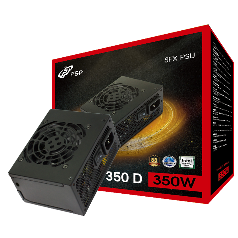 全汉（FSP）额定350W MS350D 电源 (SFX电源/智能温控风扇/固态电容）