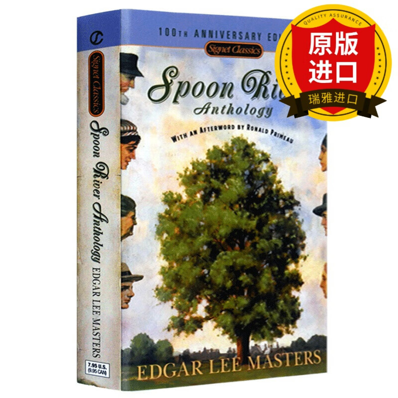 英文原版 Spoon River Anthology 匙河集 诗集 马斯特斯 Signet Classics 美国现实主义文学诗歌集 全英文版进口英语书籍