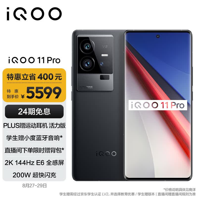 vivo iQOO 11 Pro 16GB+512GB 赛道版 200W超快闪充 第二代骁龙8 2K 144Hz E6 全感屏 自研芯片V2 5G电竞手机属于什么档次？