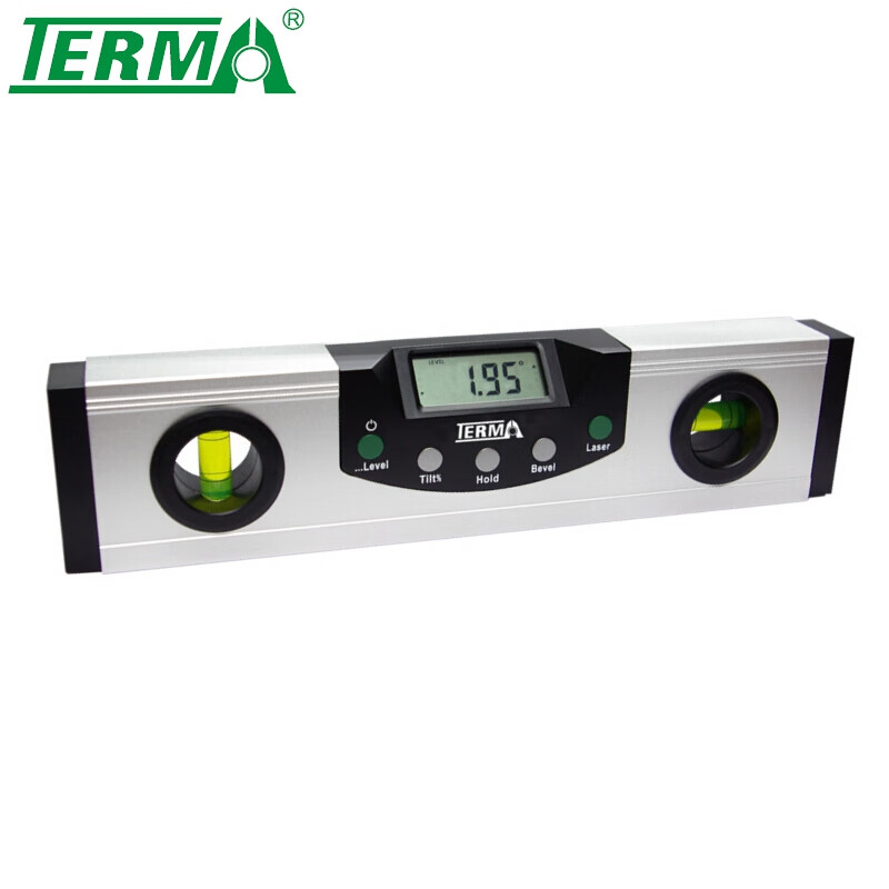 特马数显水平仪6"/9" 水平仪ld260水平尺不锈钢材质角度仪150mm/225mm