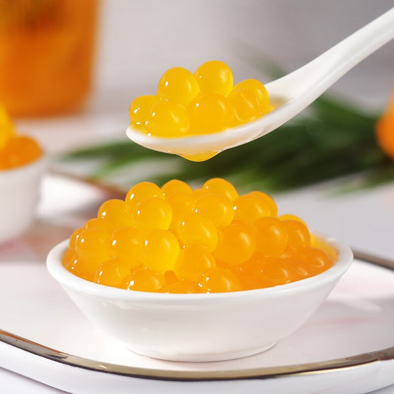 3kg奶茶店专用爆爆蛋珍珠草莓/蓝莓爆爆珠 芒果味爆爆珠