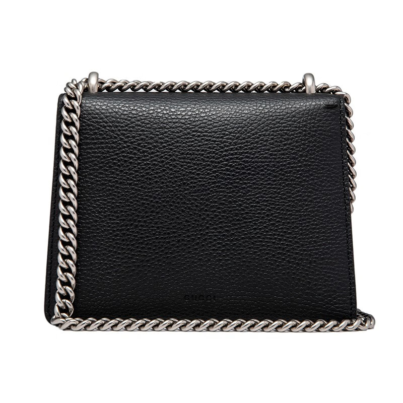 古驰(gucci)女士dionysus系列黑色牛皮小号酒神包手提单肩包 421970