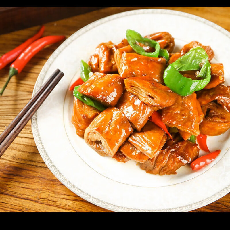 iosn特产农家香卤猪大肠500克一袋肥肠大肠头猪肚卤味卤熟食即食 猪