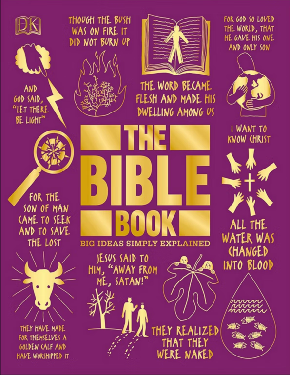 英文版dk百科 the bible book 彩印简装