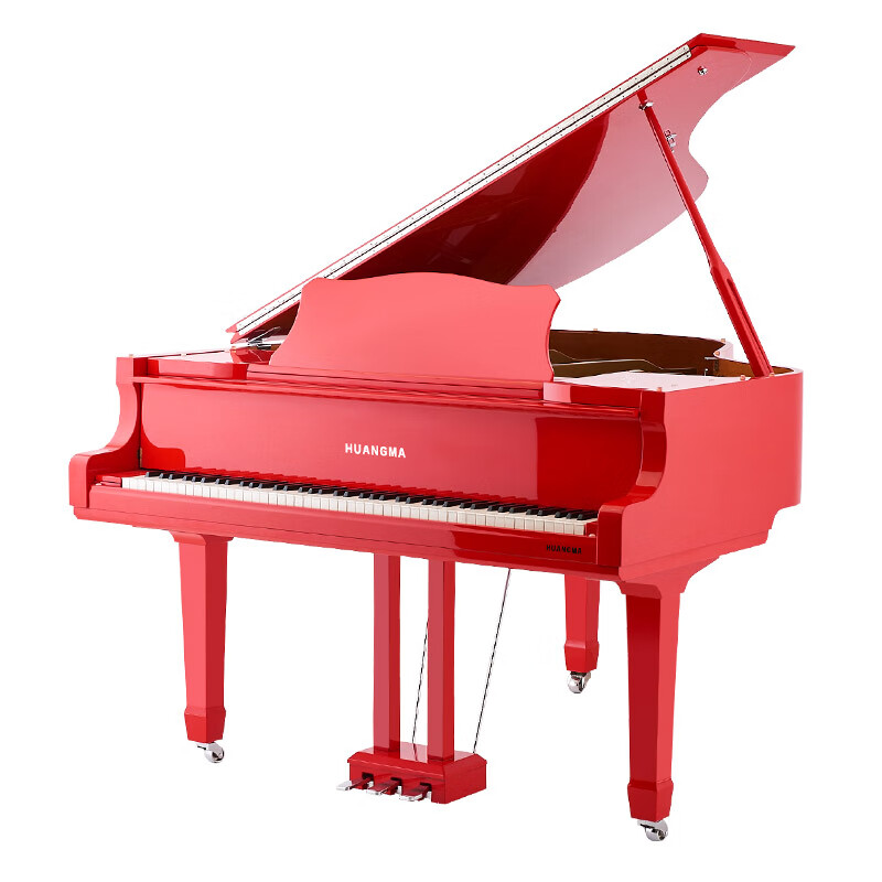 皇玛（HUANGMA）HD-W186 大三角数码钢琴 带自动演奏系统 红色