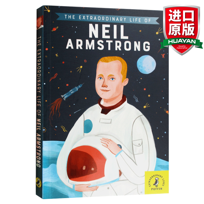 英文原版 阿姆斯特朗 The Extraordinary Life of Neil Armstrong (Extraordinary Lives) 卓越人生名人传记