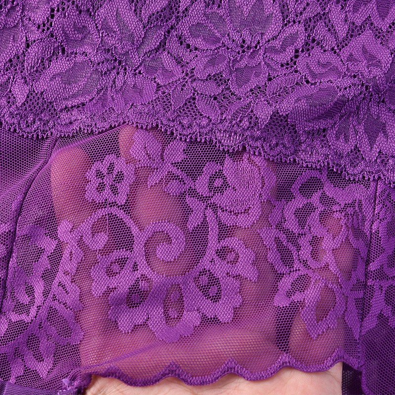 靓芯依（4条）女士内裤女蕾丝性感高腰收腹提臀无痕性感三角裤 4条：黑色+肤色+宝蓝+灰色 L码：100-120斤