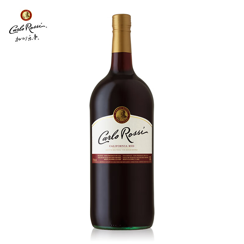 美国加州乐事blend308系列半干聚餐红葡萄酒 1.