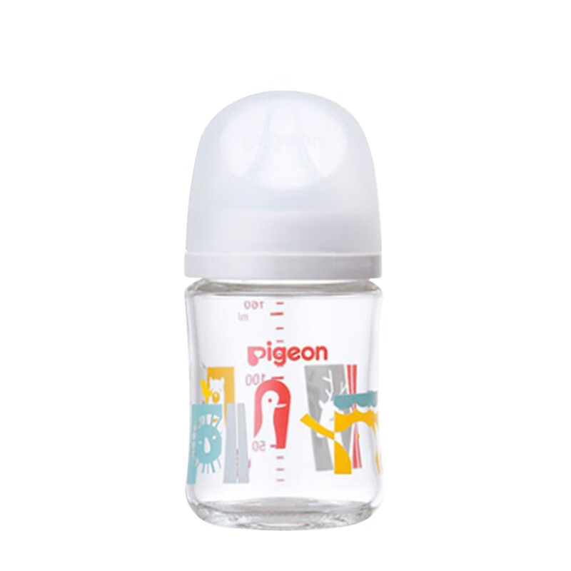贝亲（Pigeon）宝宝婴儿玻璃奶瓶仿母乳耐热宽口径自带SS号160ml 彩绘动物园使用感如何?