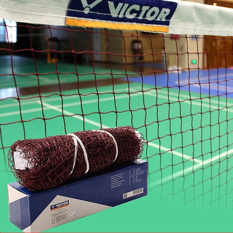 威克多(victor)羽毛球网标准网便携威克多比赛拦网7004聚酯纤维计分牌