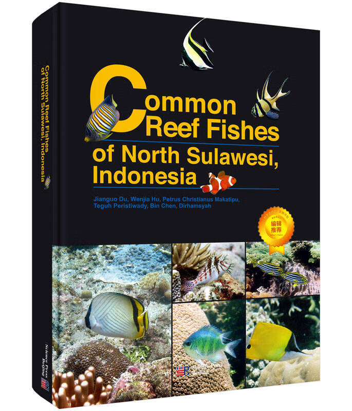 印尼北苏拉威西海常见珊瑚礁鱼类图集(英文版)【正版好书,下单速发】