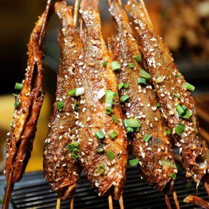 北极滩(arctic beach) 小黄鱼串20串夜猫子秘制网红烧烤小串半成品