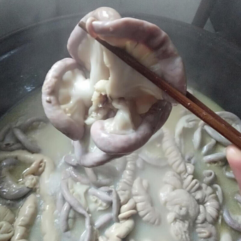 味巴哥(weibage)东北苦肠现煮农家大铁锅手工自制熟食原味烀猪小肠