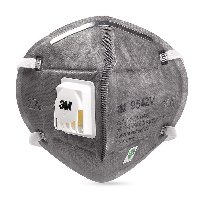 3m口罩防尘防雾霾防护口罩kn90级耳带式防颗粒物工业粉尘yzl9542vkn95