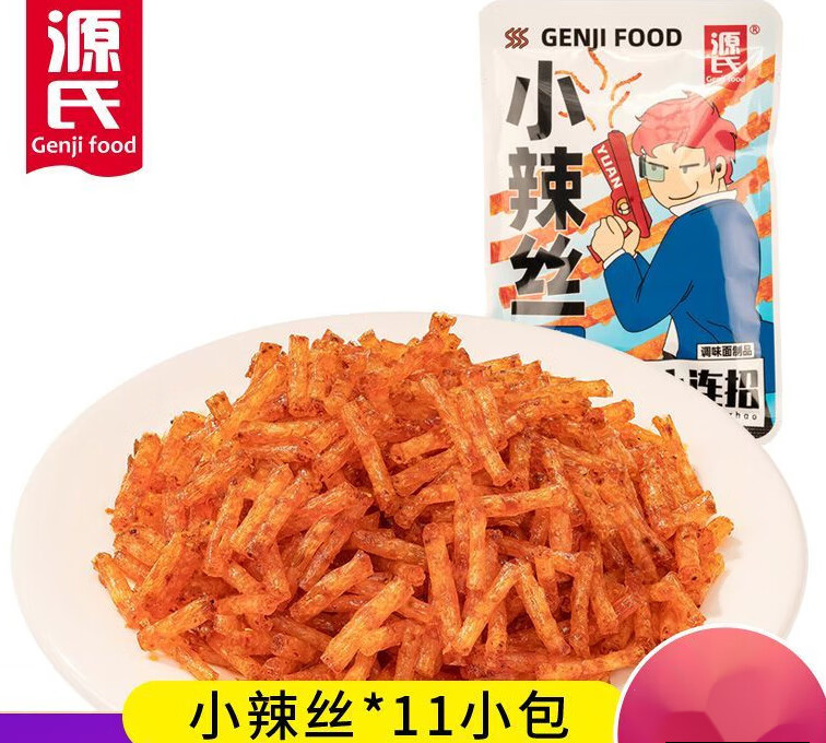 源氏(genji food)源氏辣条零食小面筋辣丝辣片童年回忆小吃多规格批发